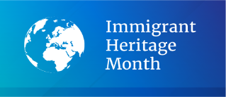 Immigrant Heritage Month logo